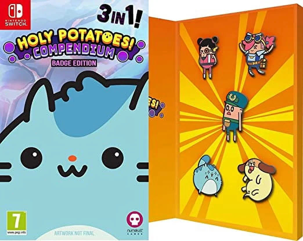 Holy Potatoes Compendium Badge Edition Limited Run 3 Game Collection Nintendo Sizewitch