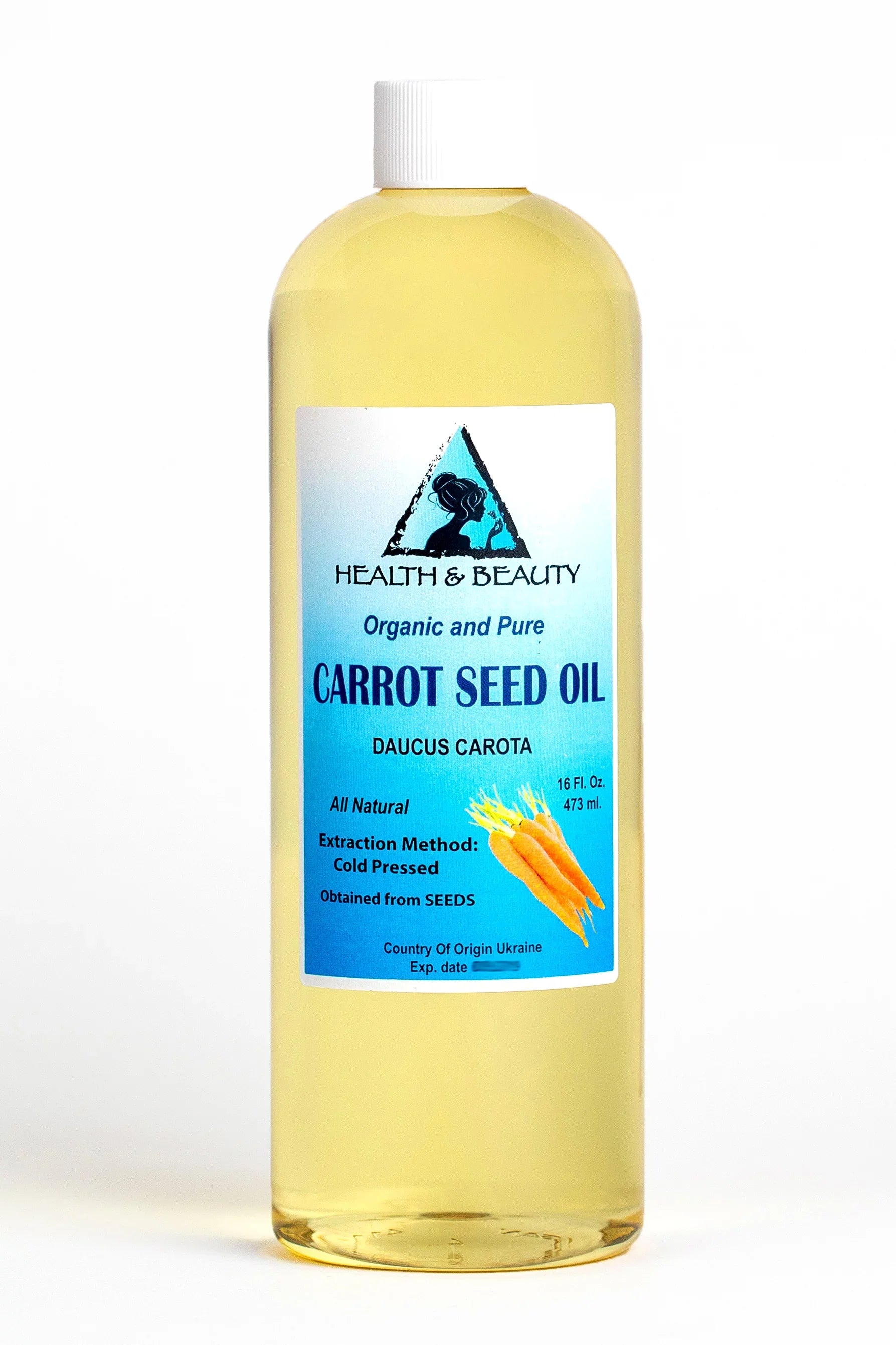 Carrot Sizeeed Oil Organic Carrier Cold Pressed Premium Fresh 100% Pure 16 oz