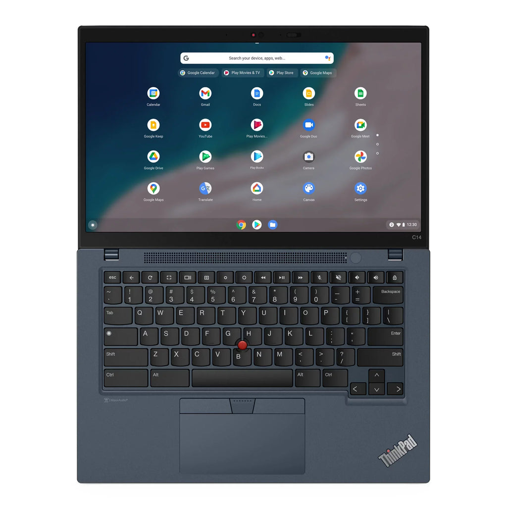Lenovo ThinkPad C14 Chromebook Intel Laptop, 14" FHD IPSize, vPro®,  Iris Xe, 8GB, 256GB