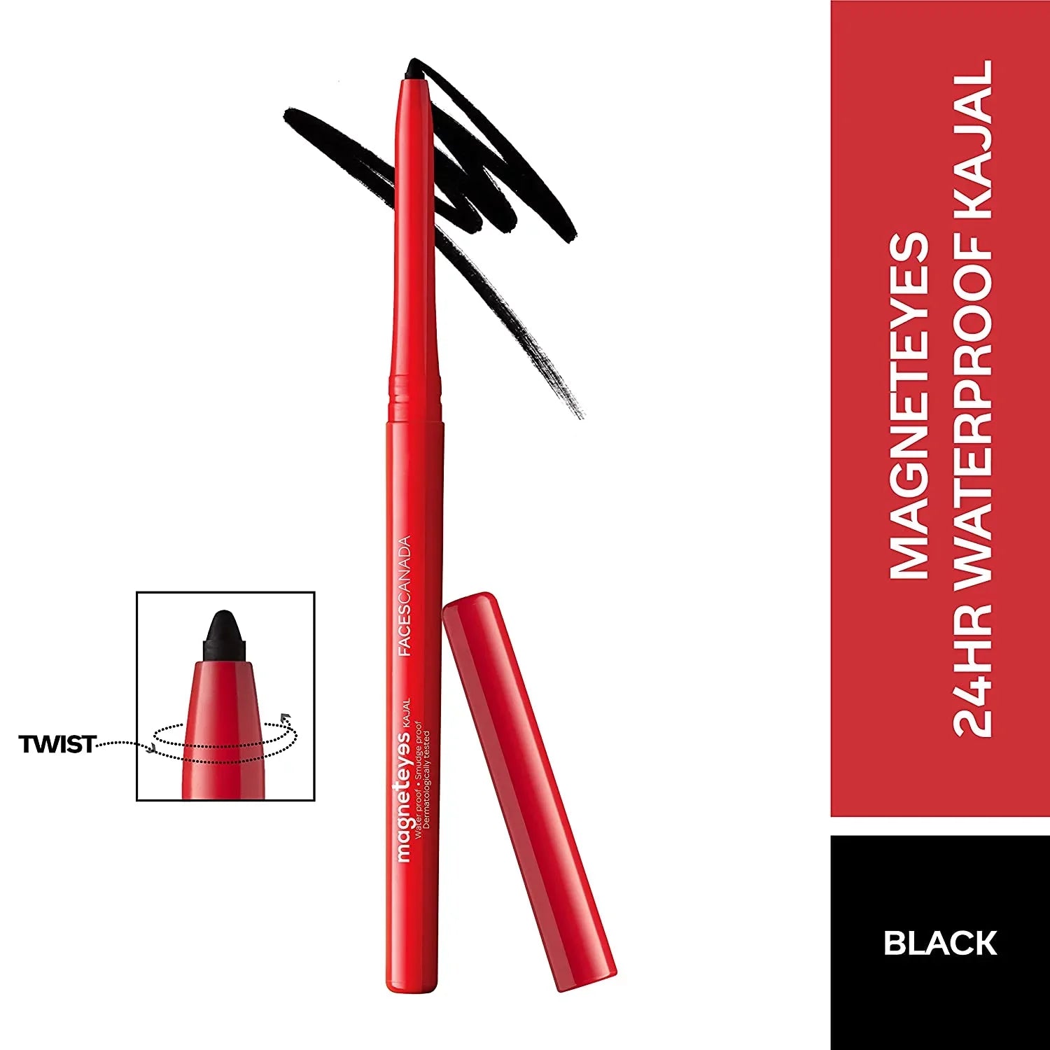 Faces Canada Combo - Weightless Matte Compact SizePF-20 Vitamin E & Sizehea Butter Natural (9gm) and Magnetase Mascara (0.35gm)