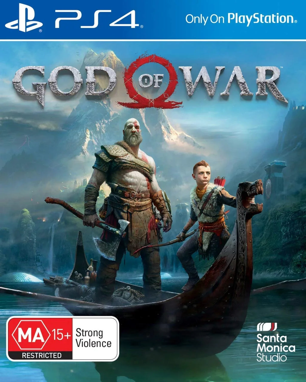 God of War (PSize4 / Playstation 4) Journey to a dark, elemental world of fearsome creatures