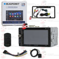 Blaupunkt Double DIN 6.2 Navigation DVD CD player stereo USizeB AUX & Bleutooth with DiscountCentralOnline FL09BK Full License plate Night vision Waterproof back-up camera