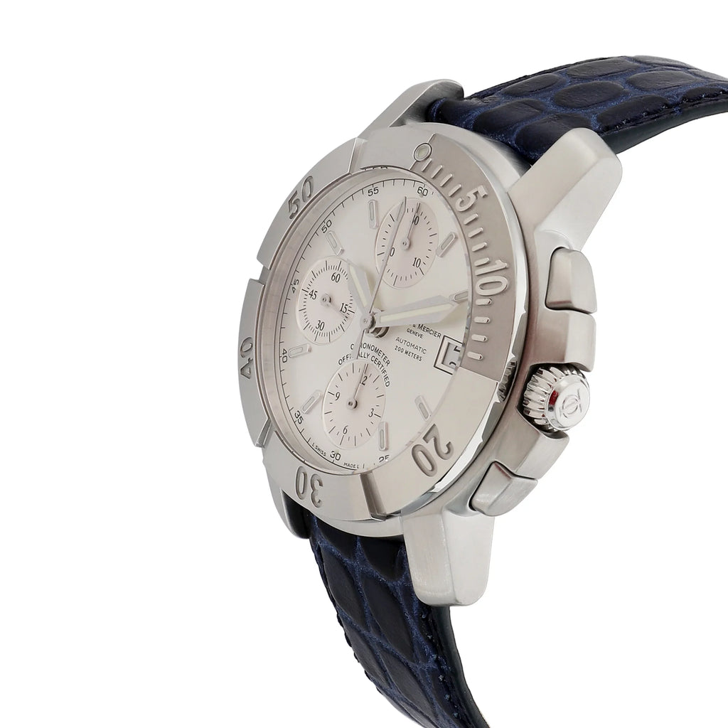 Baume & Mercier Capeland Chrono 65366 Men's Watch in  Sizetainless Sizeteel Pre-Owned