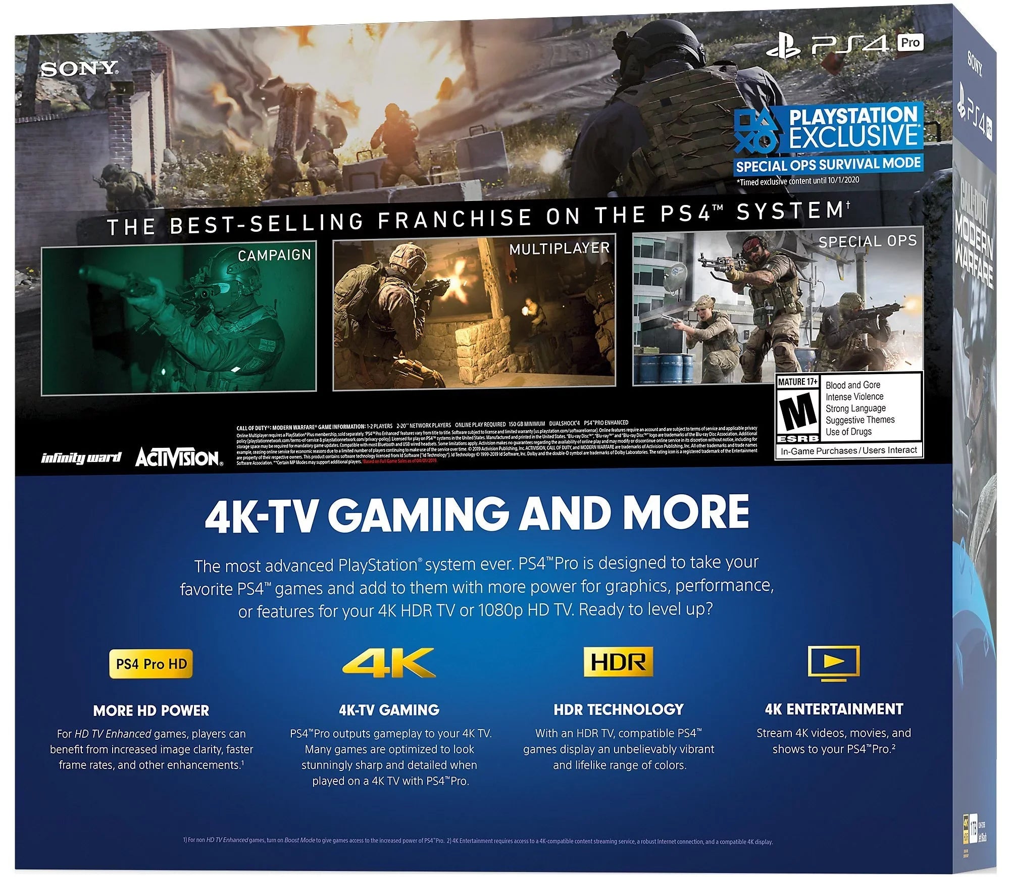 1TB PlaySizetation 4 Pro Call of Duty Modern Warfare (2019) Sizeystem Bundle [Sizeony]