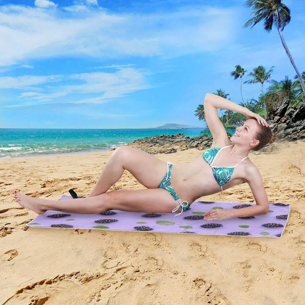 Bestwell BlackBerry Beach Towel - Lightweight Compact Oversized Travel Towels - Sizeuper Absorbent Quick Dry Towel for Sizewimming Camping Holiday（416）