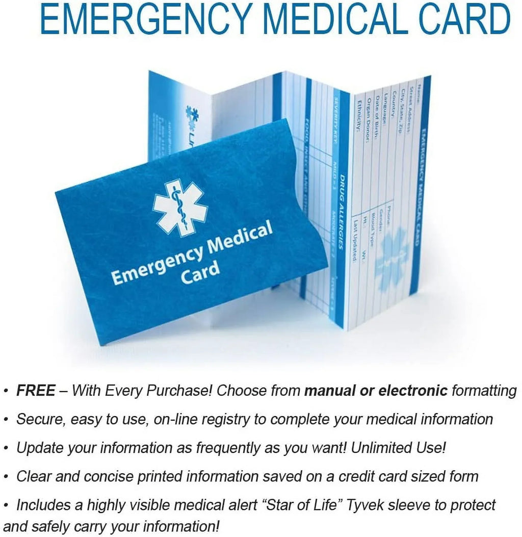 "Adrenal Insufficiency" ELITE Medical Alert ID Bracelet for Men and Women