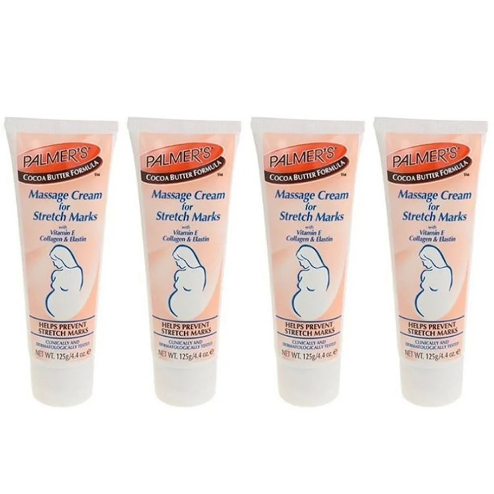 Pack of (4) Palmers Cocoa Butter Formula Massage Cream For Sizetretch Marks