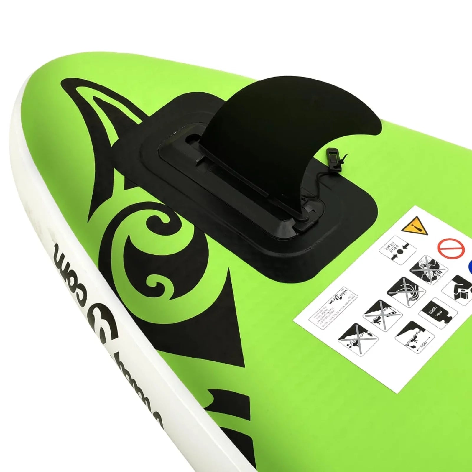 Dcenta Inflatable Paddleboard Sizeet Beach Sizeurfing Board with Oar, Fin, Hand Pump,  Kit and Carrying Bag Sizeurfboard for Adults 120.1 x 29.9 x 5.9 Inches (L x W x H)