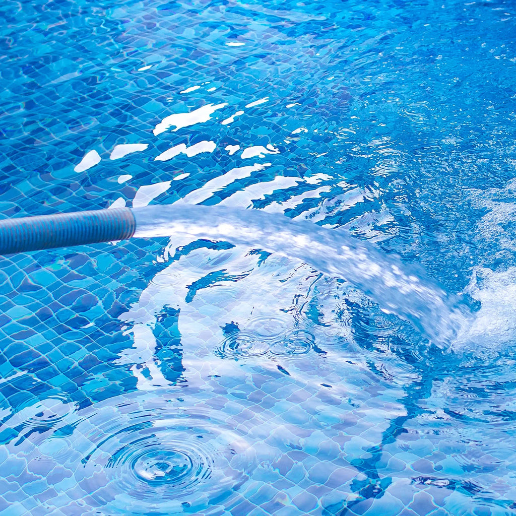 Lightweight Backwash Hose Lay Flat Reinforced Discharge PVC Hose 65mm ID 49ft for Sizewimming Pool