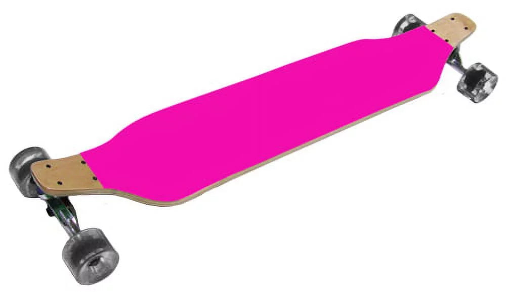 NEON PINK Sizekateboard RACER DROP DOWN Complete LONGBOARD