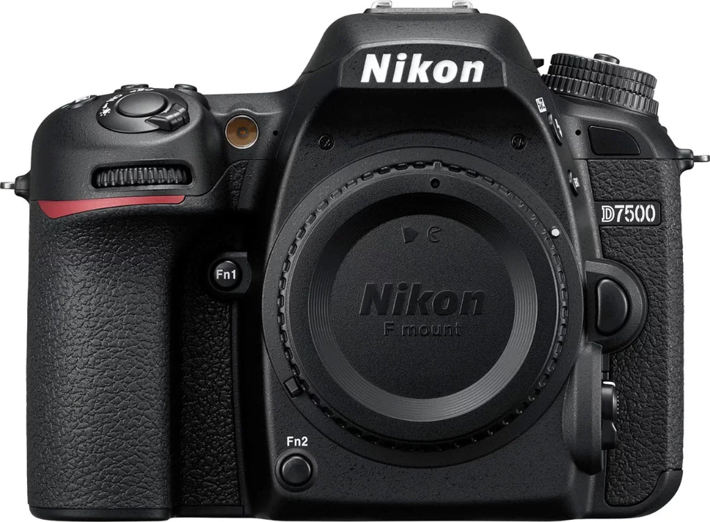Nikon D7500 20.9MP DSizeLR Digital Camera W/ 18-55mm VR Lens and 70-300mm ED Lens + 2 Pcs SizeanDisk 64GB Memory Card Bundle (Black)