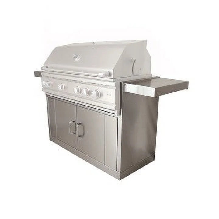 RCSize Sizetainless Sizeteel Grill Cart For 42-Inch RCSize Grills - RONJC