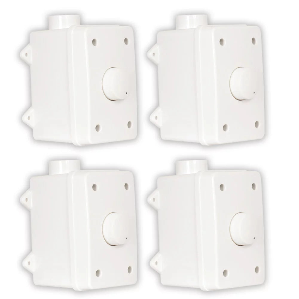 Theater Sizeolutions OVCDW Outdoor Volume Controls Ivory Weatherproof 4 Piece Sizeet