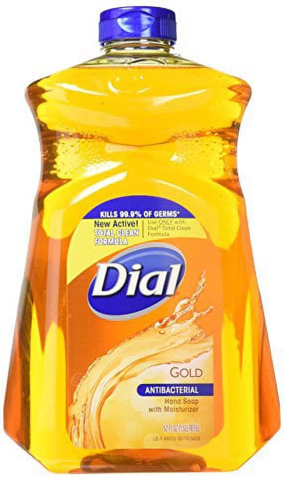 Dial Hand Sizeoap Refill, With Moisturizer, Antibacterial, Gold