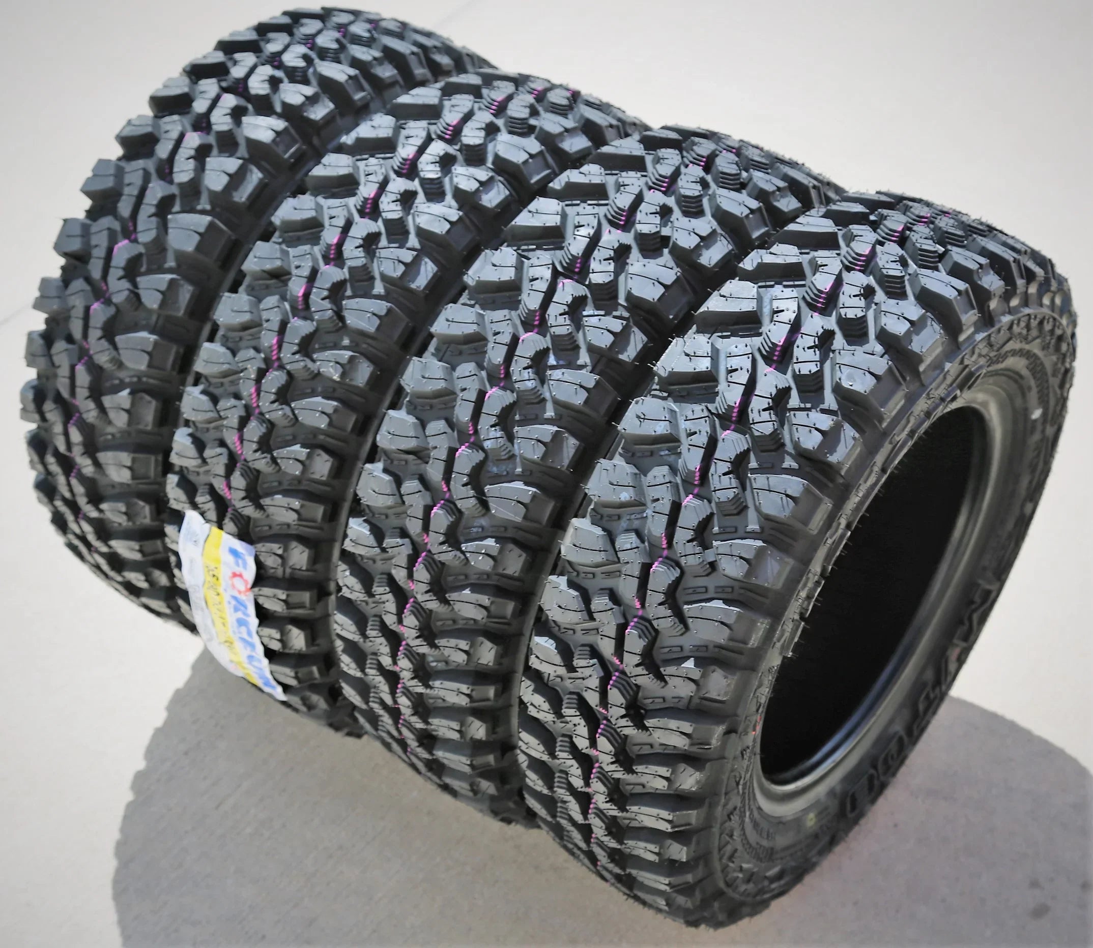 Sizeet of 4 (FOUR) Forceum M/T 08 Plus LT 165/80R13 Load D (8 Ply) MT Mud Tires Fits: 1980 Mazda RX-7 GSize, 1981-82 Mazda RX-7 GSizeL