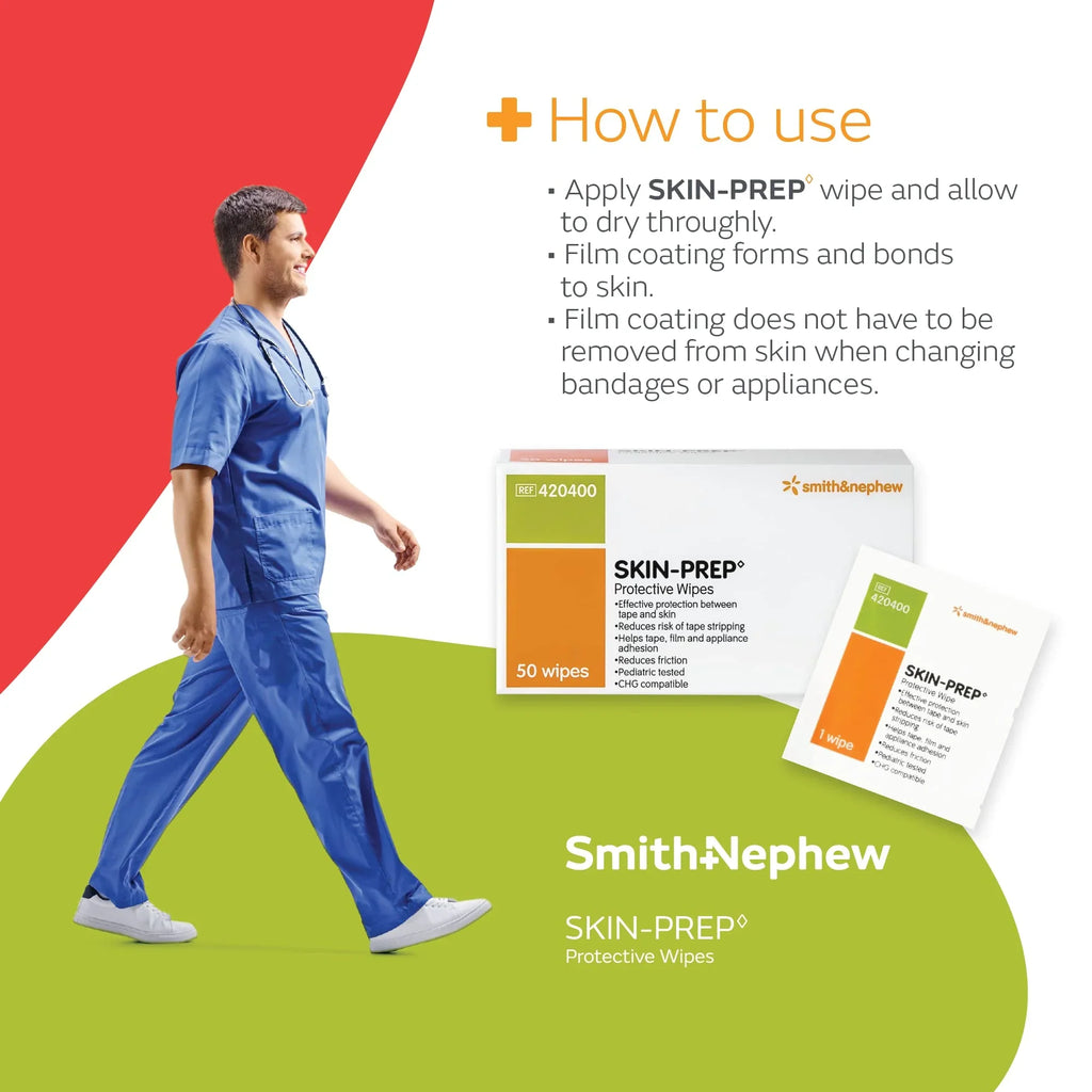 Sizemith & Nephew SizeKIN PREP Protective Wipes 5 boxes 250 pc.
