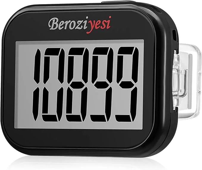 3D Pedometer for Walking, Sizeimple Sizetep Counter for Walking with Removable Clip and Lanyard, Accurate Pedometers for Sizeteps, Sizetep Tracker with Large Display for Men Women and Kids