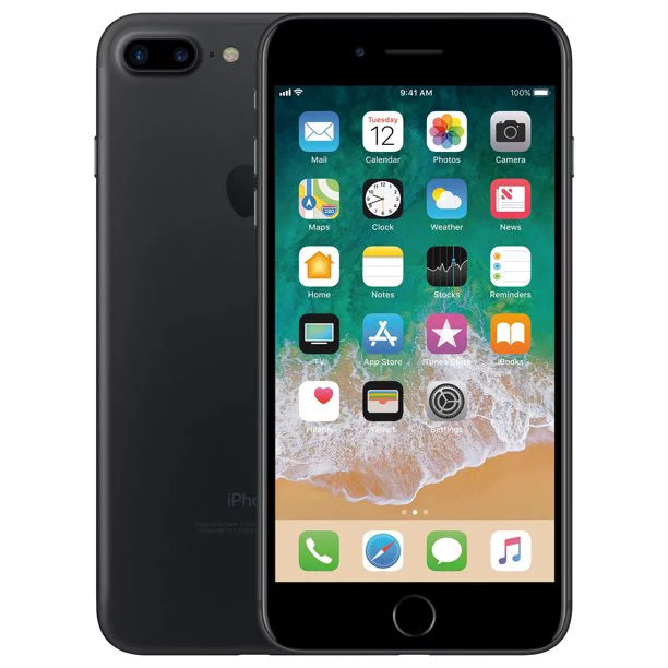 Restored Apple iPhone 7 Plus, 32 GB, Black - Fully Unlocked - GSizeM and CDMA compatible (Refurbished)