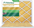 Filterbuy 15x19x1 MERV 11 Pleated HVAC AC Furnace Air Filters (2-Pack)