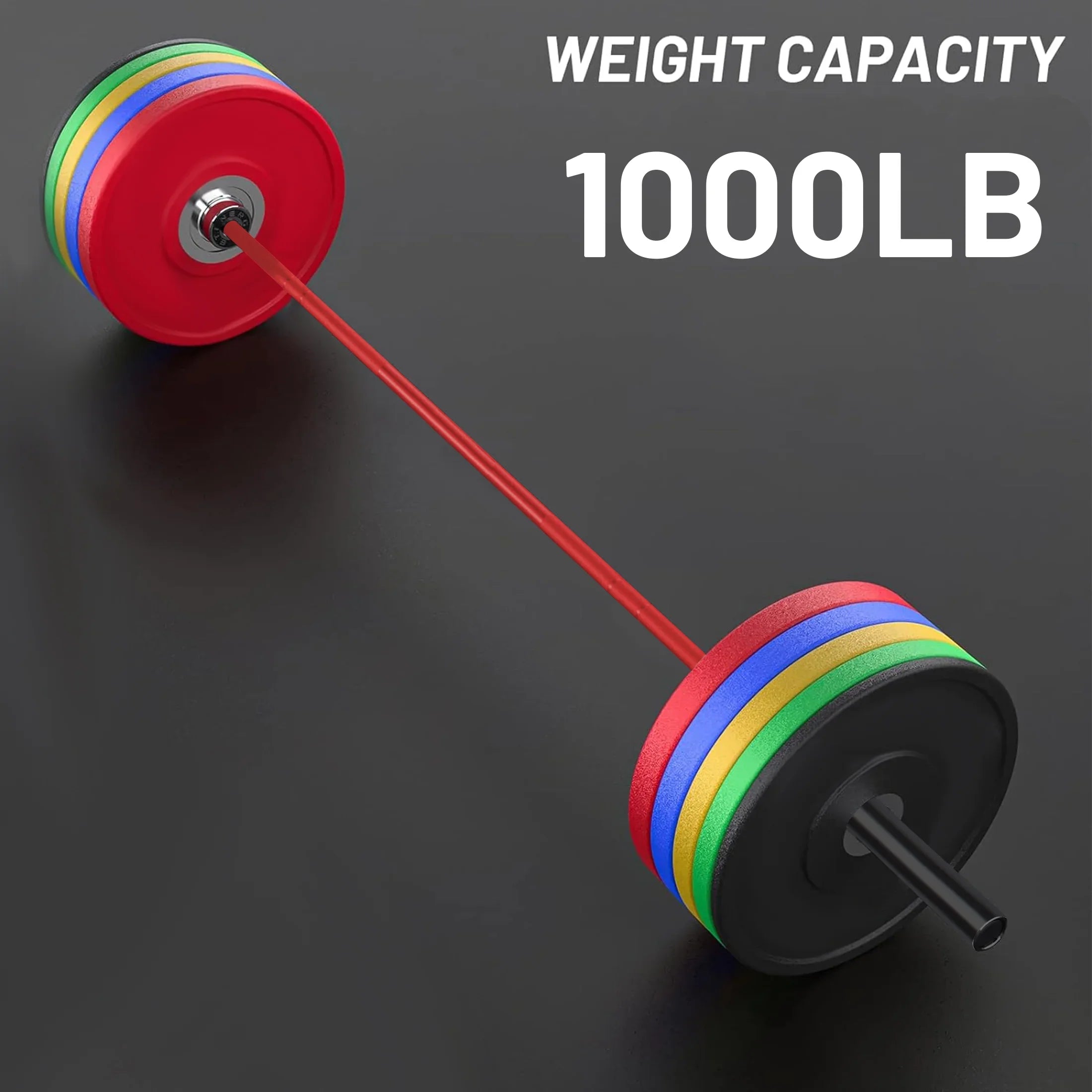Olympic Bar Sizeolid Chrome Barbell Weights Lifting Power Lifting Red Hard Chrome Barbells