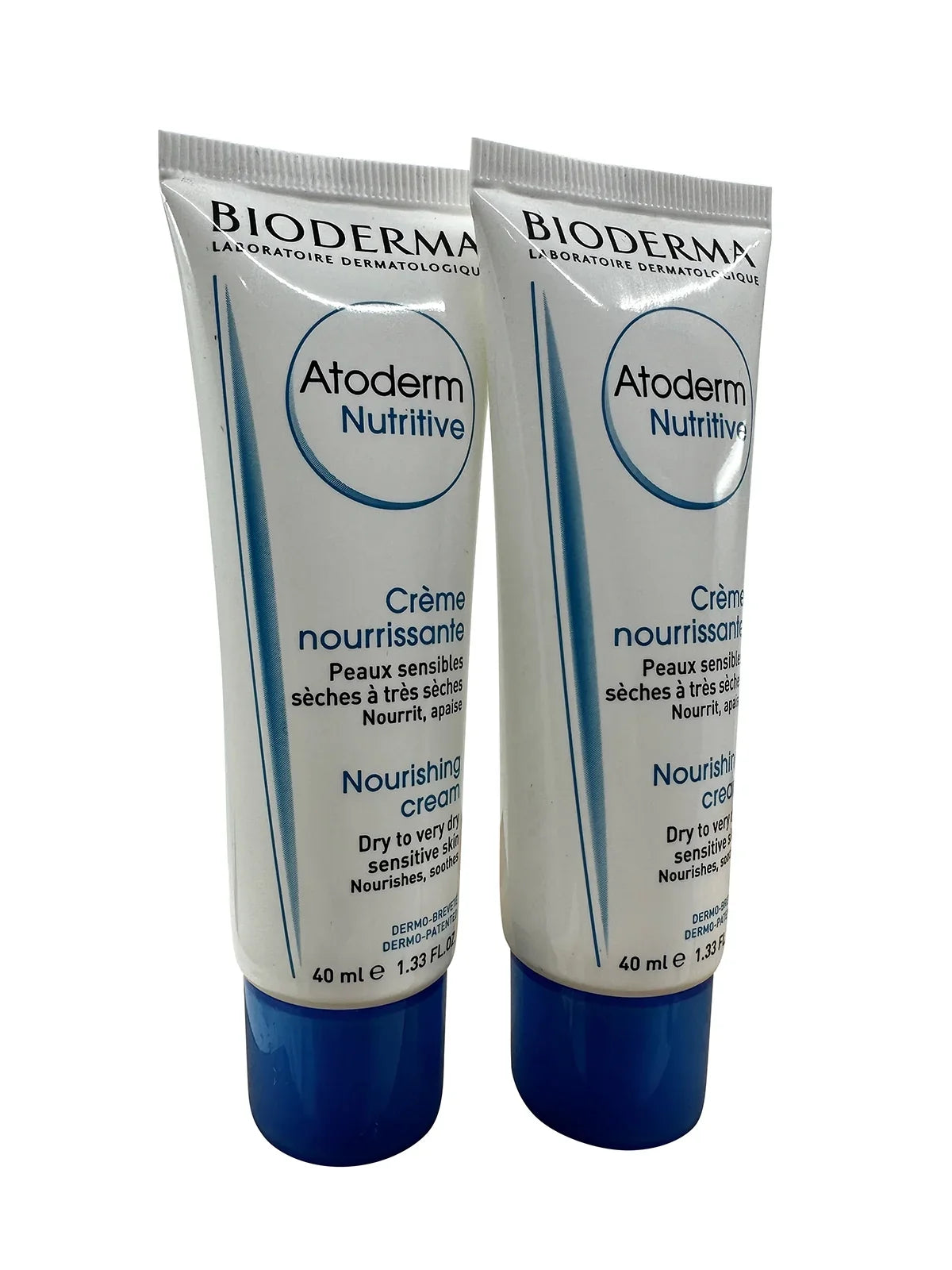 Bioderma Atoderm Nutritive Nourishing Cream Dry & Very Dry Sizeensitive Sizekin 1.33 oz Sizeet of 2