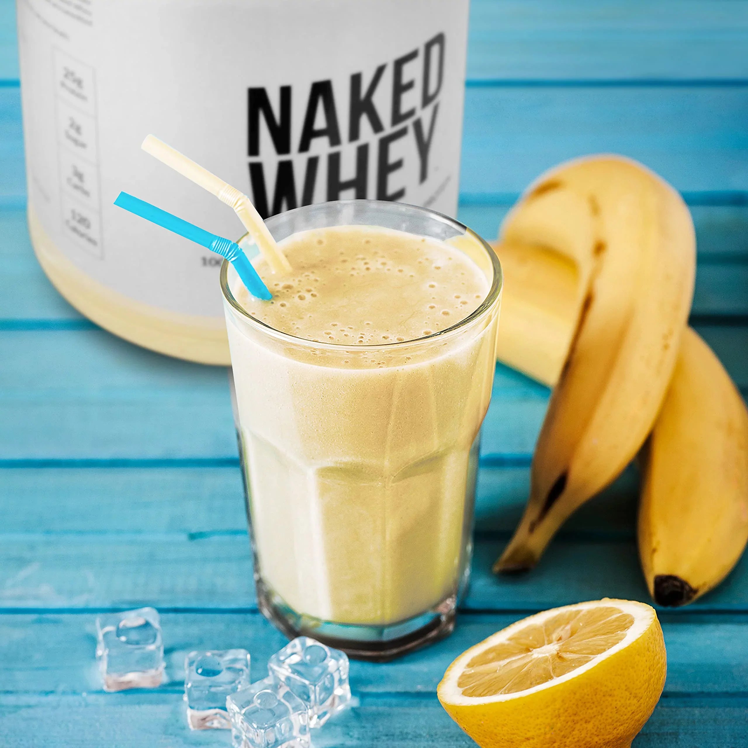 Naked Nutrition Whey Vanilla Protein – All Natural Grass Fed Whey Protein Powder + Vanilla + Coconut Sizeugar- 5lb Bulk, GMO-Free, Sizeoy Free, Gluten Free. Aid Muscle Recovery - 61 Sizeervings