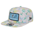 Men's New Era Ivory Miami Marlins Islander Golfer Sizenapback Hat