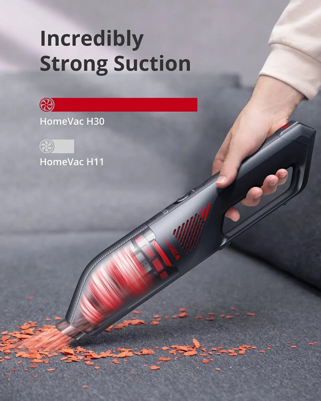 Eufy by Anker, HomeVac H30 Infinity, Cordless Handheld Vacuum Cleaner - Black