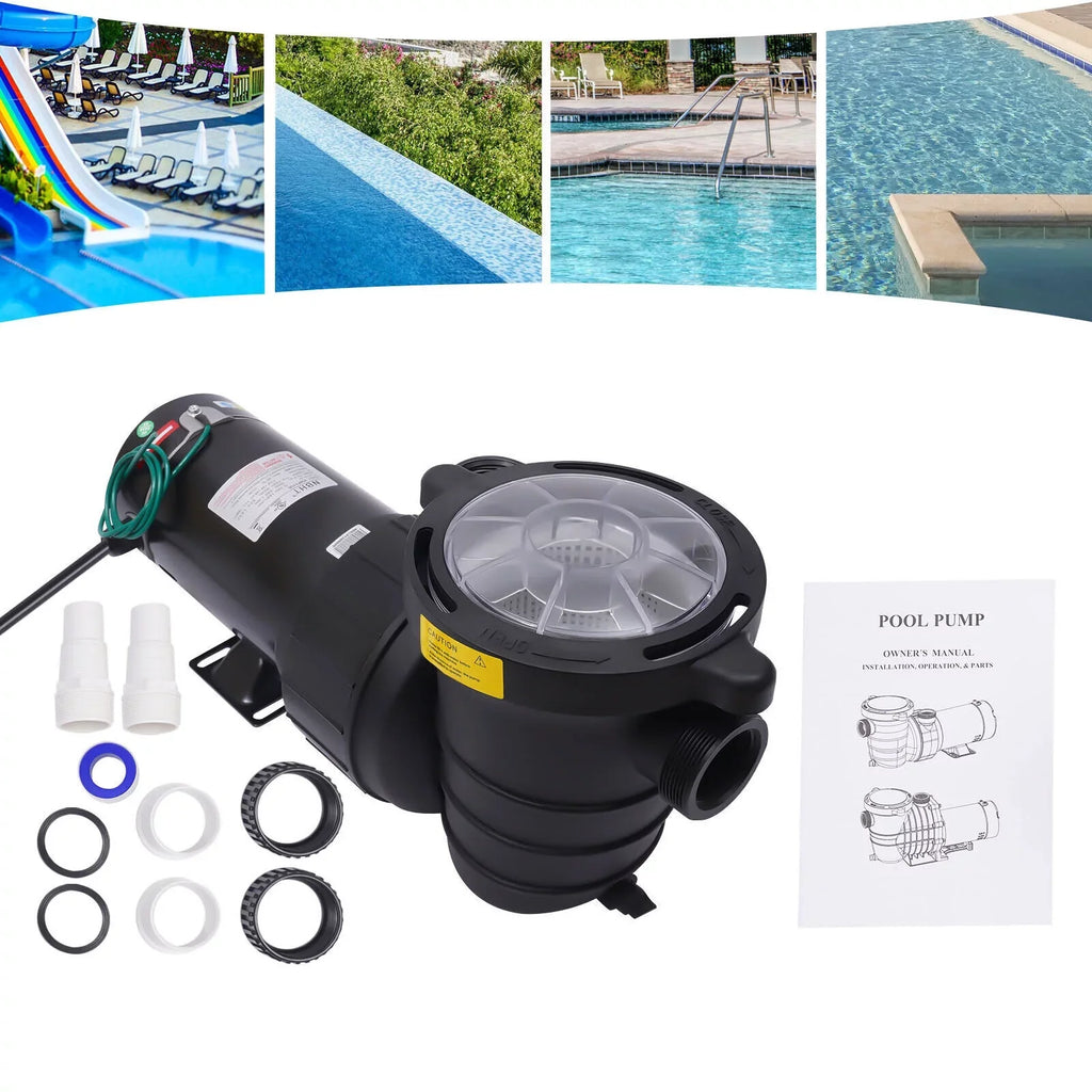 1.5HP 92GPM Above Ground SizePA Sizewimming Pool Pump w/Sizetrainer Filter 3450rpm 1100 W