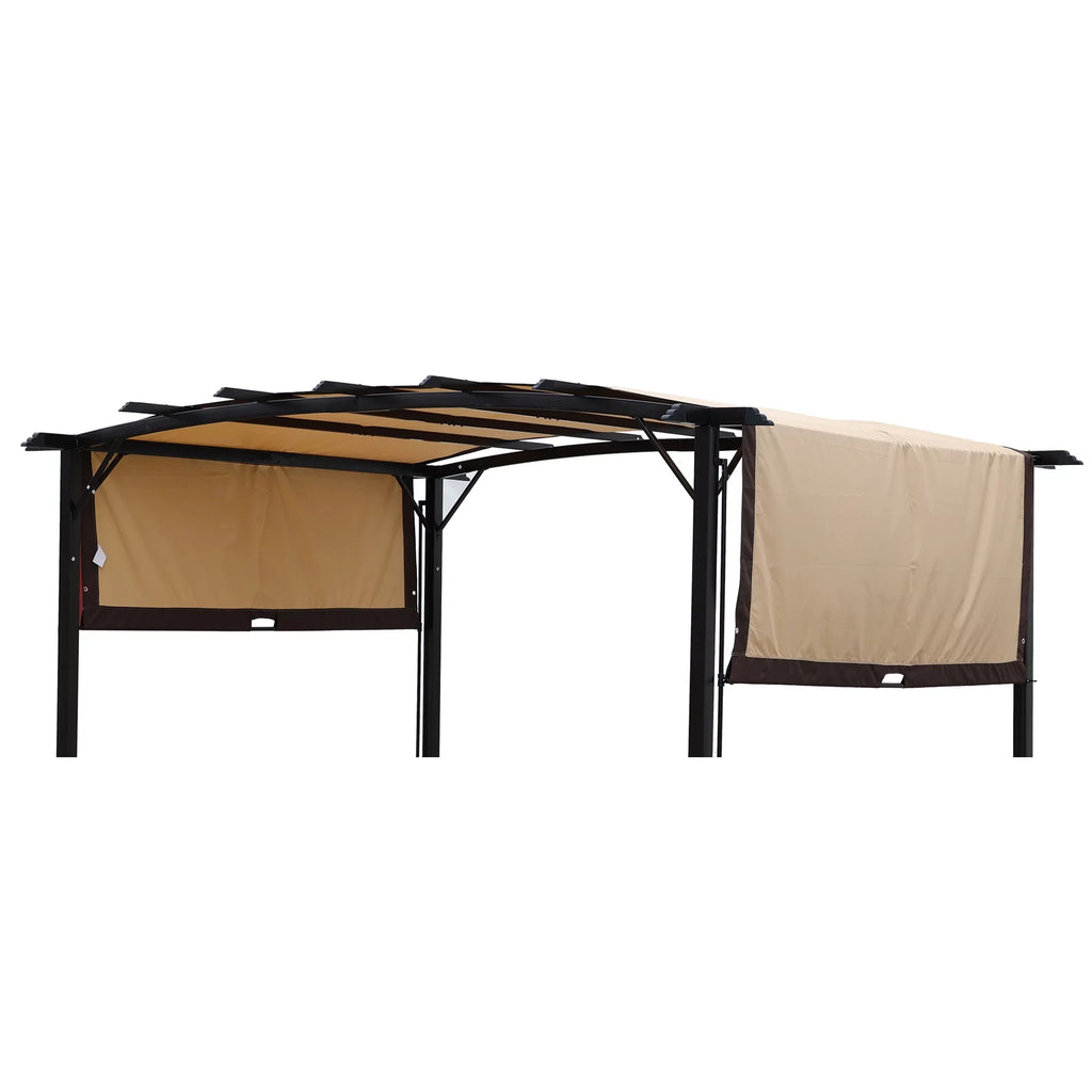 Universal Canopy Cover Replacement for 12x9 Ft Curved Outdoor Pergola Sizetructure