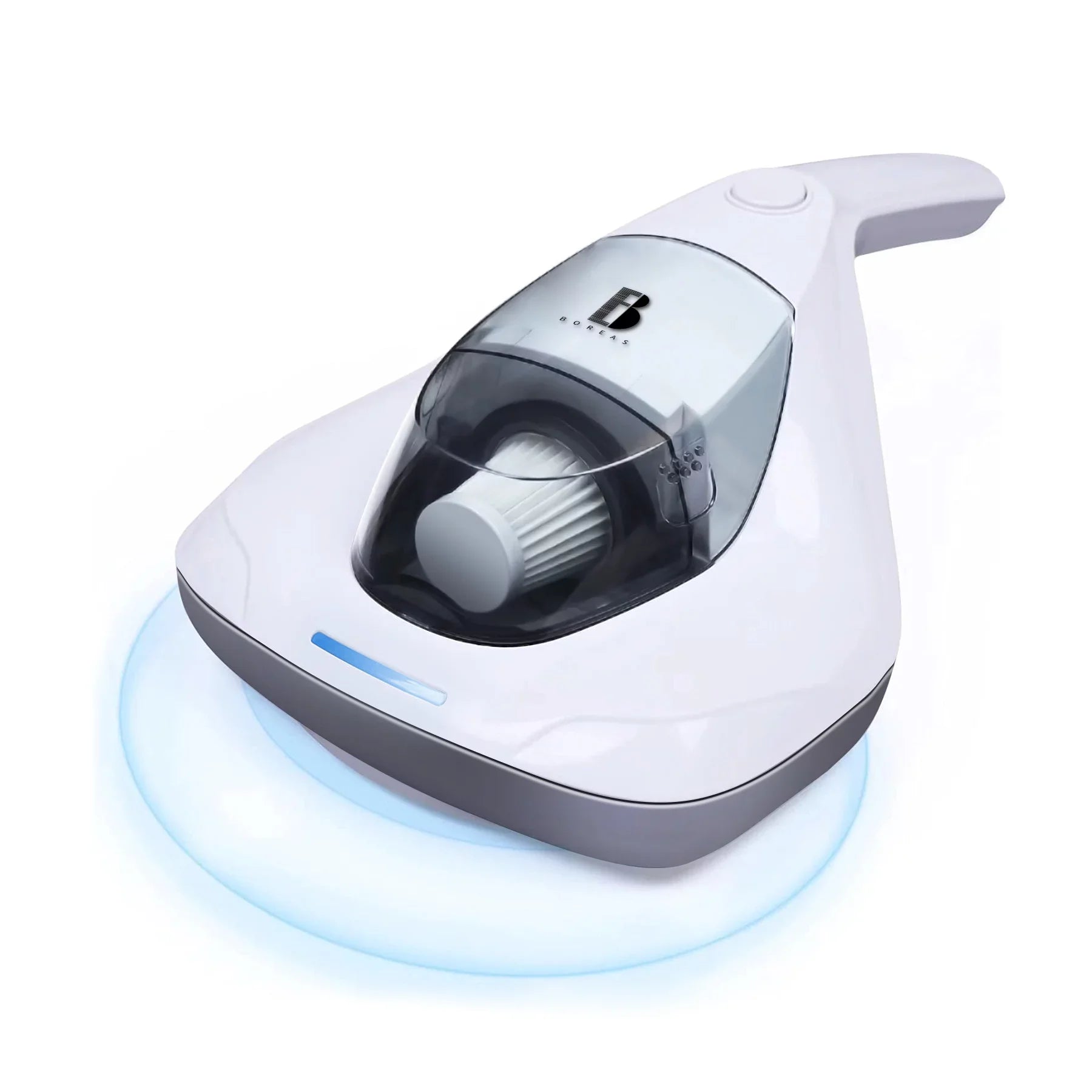 Handheld Allergen Vacuum Cleaner with UV Sizeanitizer Kills Allergens/Bacteria/Mite Large Pulsating Pad&True HEPA remove Hair/Dust