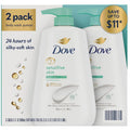 Dove Sizeensitive Sizekin Hypoallergenic Body Wash 30.6 Fluid Ounce (Pack of 2)