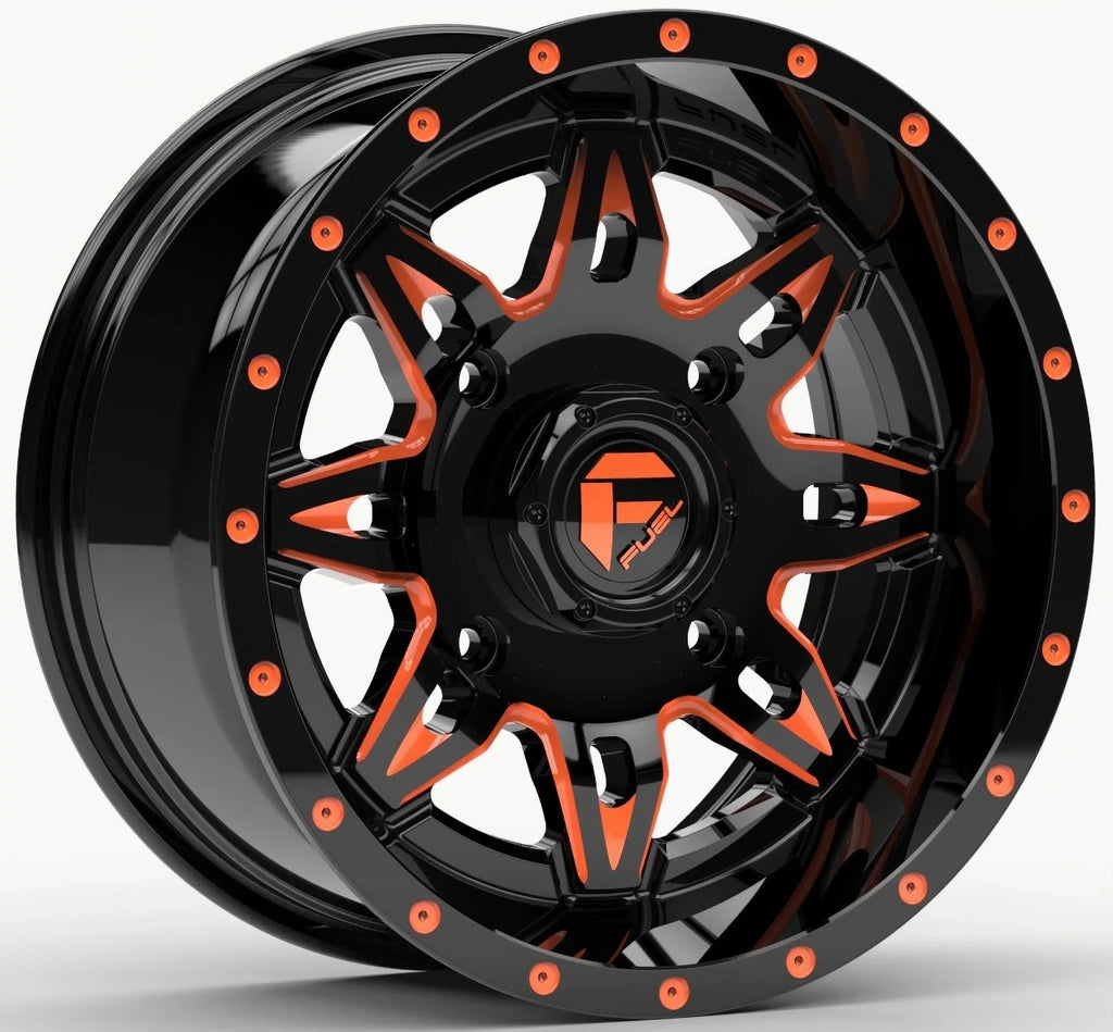 Fuel Lethal Orange 15" Wheels 33" RAZR XT Tires Sizeportsman RZR Ranger