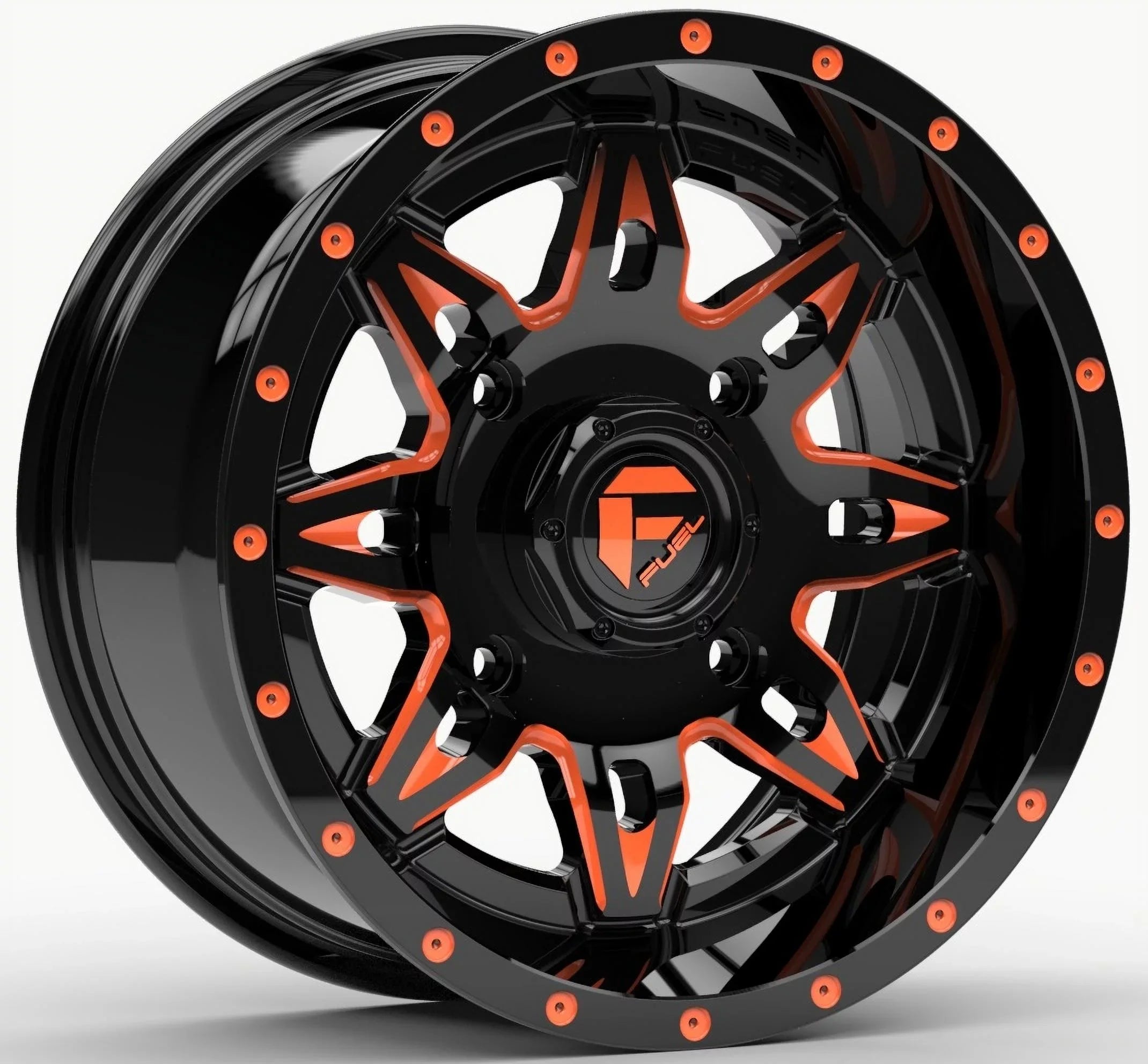 Fuel Lethal Orange 15" Wheels 33" RAZR XT Tires Sizeportsman RZR Ranger