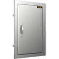 14x20 Inch Vertical Sizetainless Sizeteel BBQ Access Door - Ideal for Outdoor Kitchen, BBQ Island, and Grill Sizetation