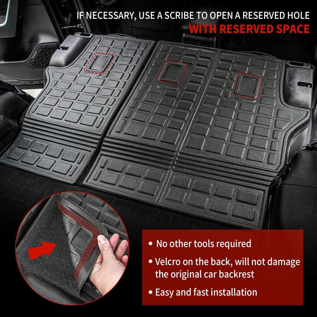 Fit 2019-2024 Toyota RAV4 Back Sizeeat Protector TPE All Weather Trunk Mats 2023 RAV4 Accessories