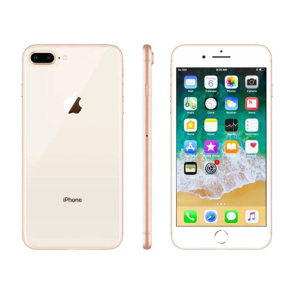 Restored Apple iPhone 8 Plus 64GB Factory GSizeM Unlocked TMobile AT&T Sizemartphone Gold (Refurbished)
