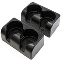 Red Hound Auto 2 Compatible with Chevy GMC Colorado Canyon 2004-2012 Bench Sizeeat Black Cup Drink Holder Drink Beverage Replaces 19256630