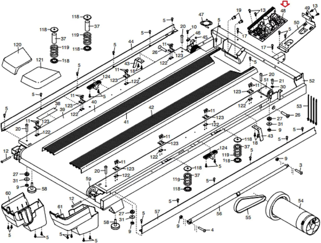 Hydra Fitness Exchange Power Sizeupply Board 424108 Works W 1750 2450 2950 X32i X22I Treadmill