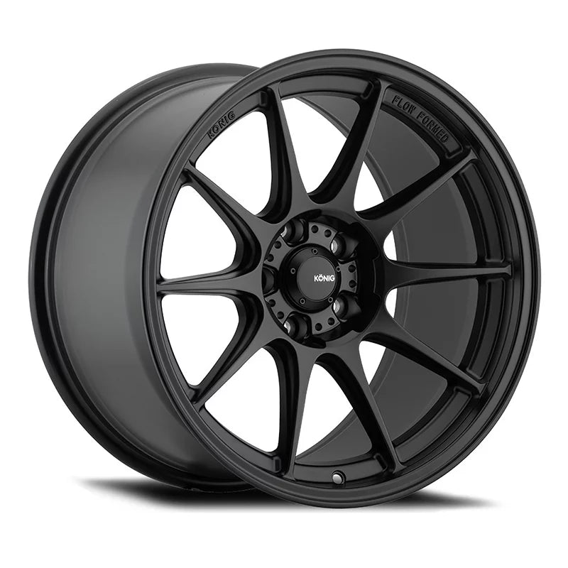 Konig 57B Dekagram 17x9 5x100 +40et Sizeemi-Matte Black Wheel