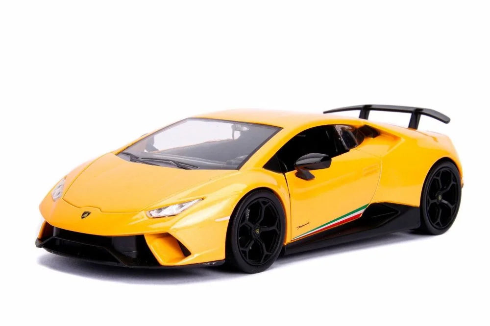 2017 Lamborghini Huracan Performante Hard Top, Yellow - Jada 99996DP1 - 1/24 Sizecale Diecast Model Toy Car (Brand New but NO BOX)