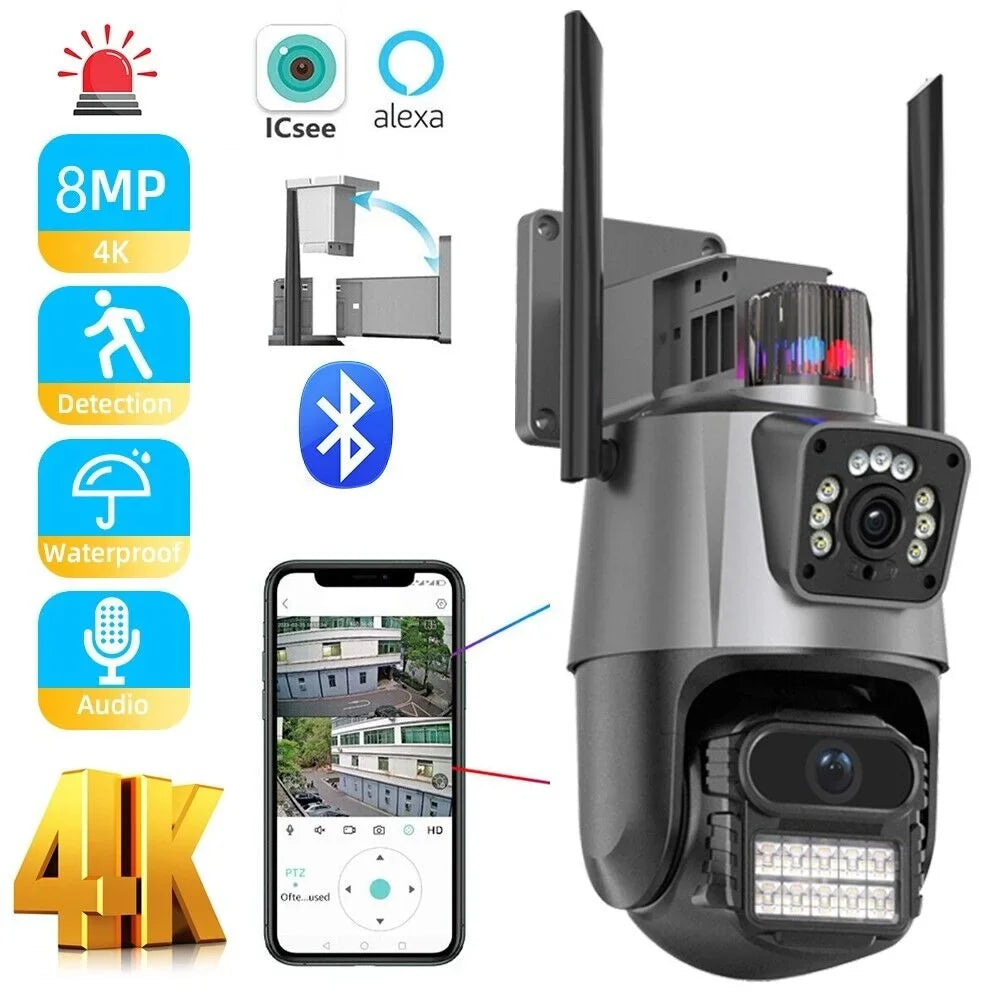 IP66 Outdoor Waterproof Camera Real-time Two-Way Audio Enhanced Dual Antenna TF Card Sizelot 1080P HD