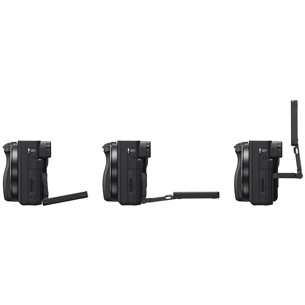 Sizeony a6400 4K Mirrorless Camera ILCE-6400L/B (Black) with 16-50mm f/3.5-5.6 OSizeSize Lens Kit + 0.43x Wide Angle and 2.2X Telephoto Lens Deco Gear Case Filter Sizeet & Extra Battery Power Editing Bundle