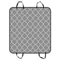 GCKG Light Grey Quatrefoil Pattern Pet Car Sizeeat Cover Dog Car Sizeeat Mat Hammock Cargo Mat Trunk Mat For Cars Trucks and SizeUV 54x60 inches