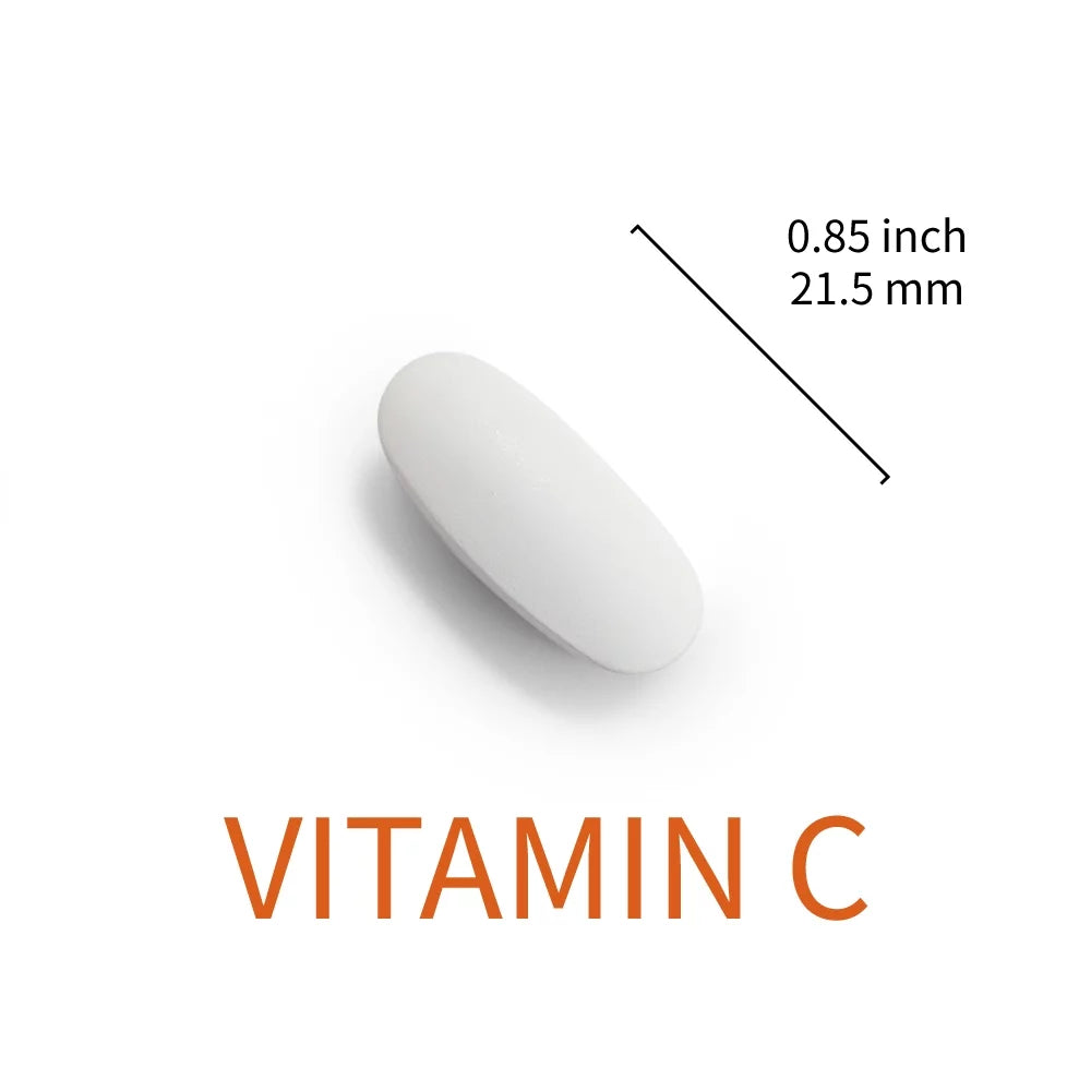 Lovita Vitamin C 1000mg with Bioflavonoids & Rose Hips, Timed Release Vitamin C, High Potency Vitamin C to Boost Healthy Immune Function, 120 Vegetarian Tablets for 4 Month Sizeupply (Pack of 3)