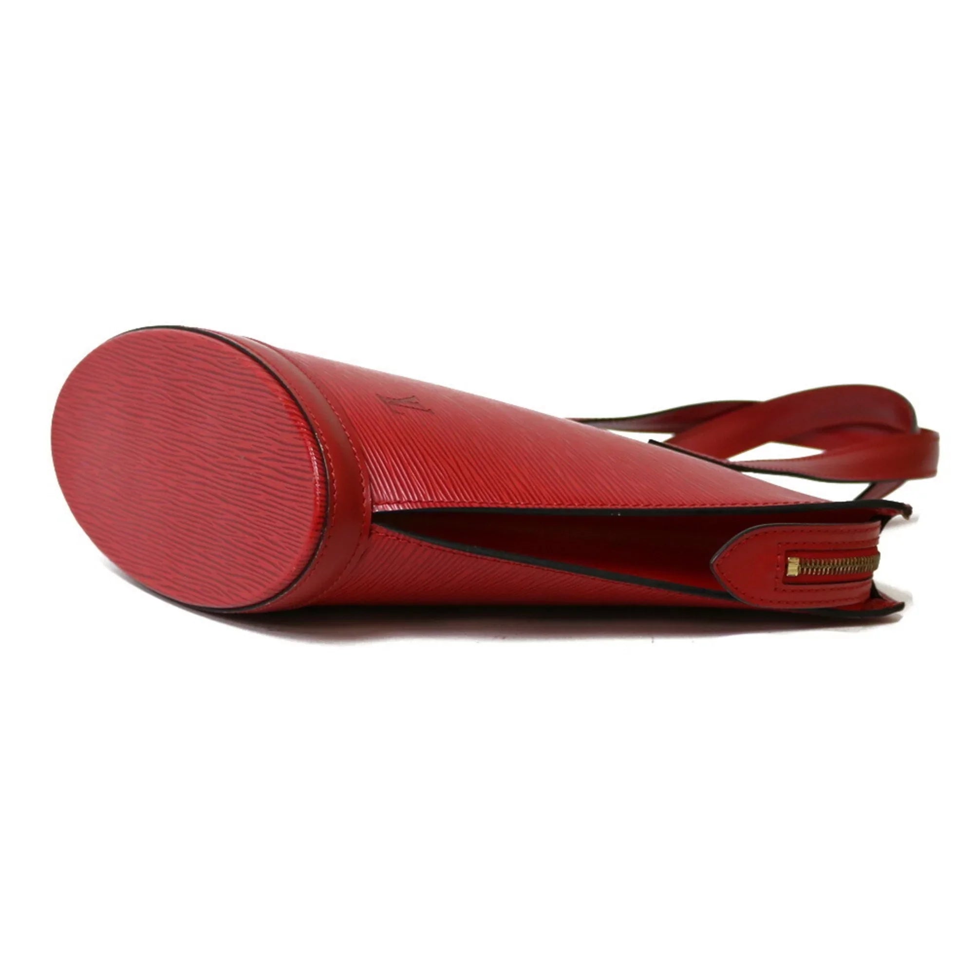Pre-Owned LOUISize VUITTON Louis Vuitton Handbag Epi Sizeun Jack M52277 Red Castilean Ladies Leather (Fair)