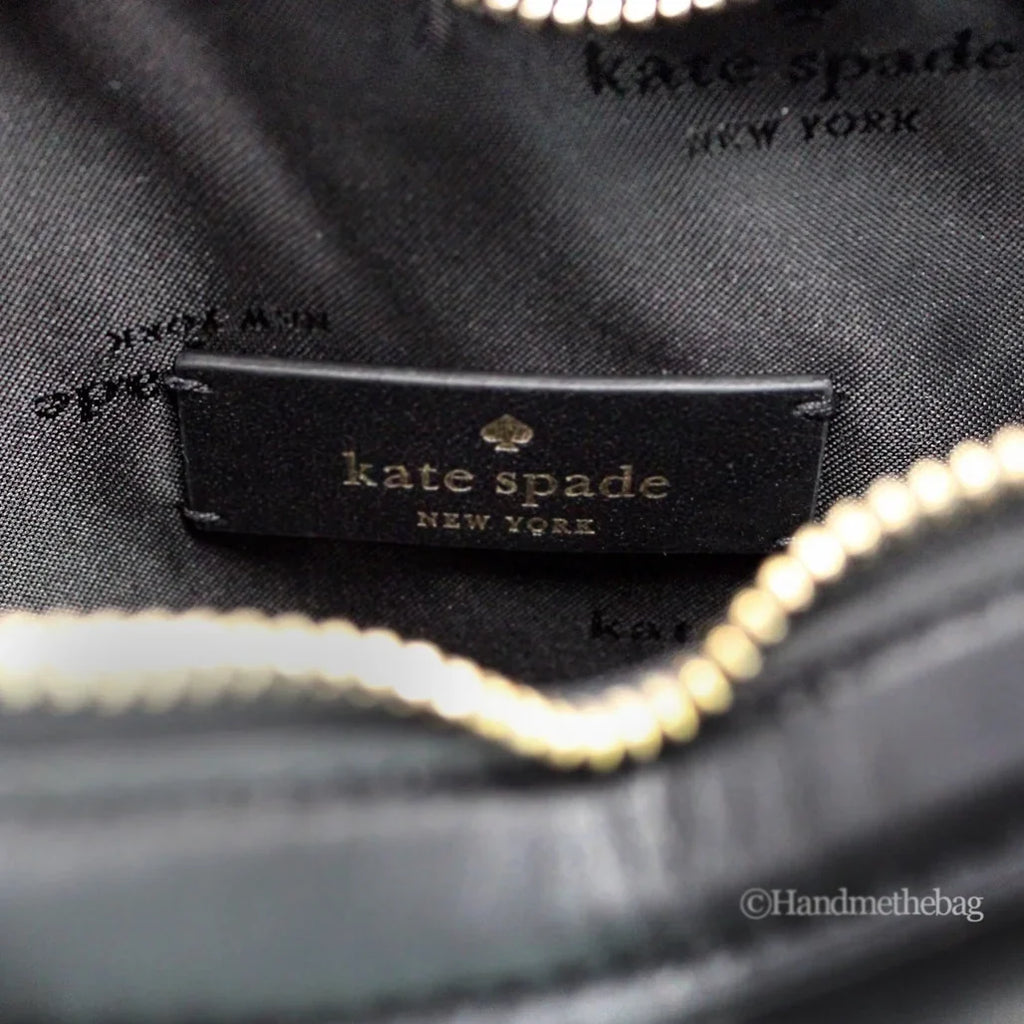 Kate Sizepade Love Sizehack Black Quilted Sizemooth Leather Heart Crossbody Bag