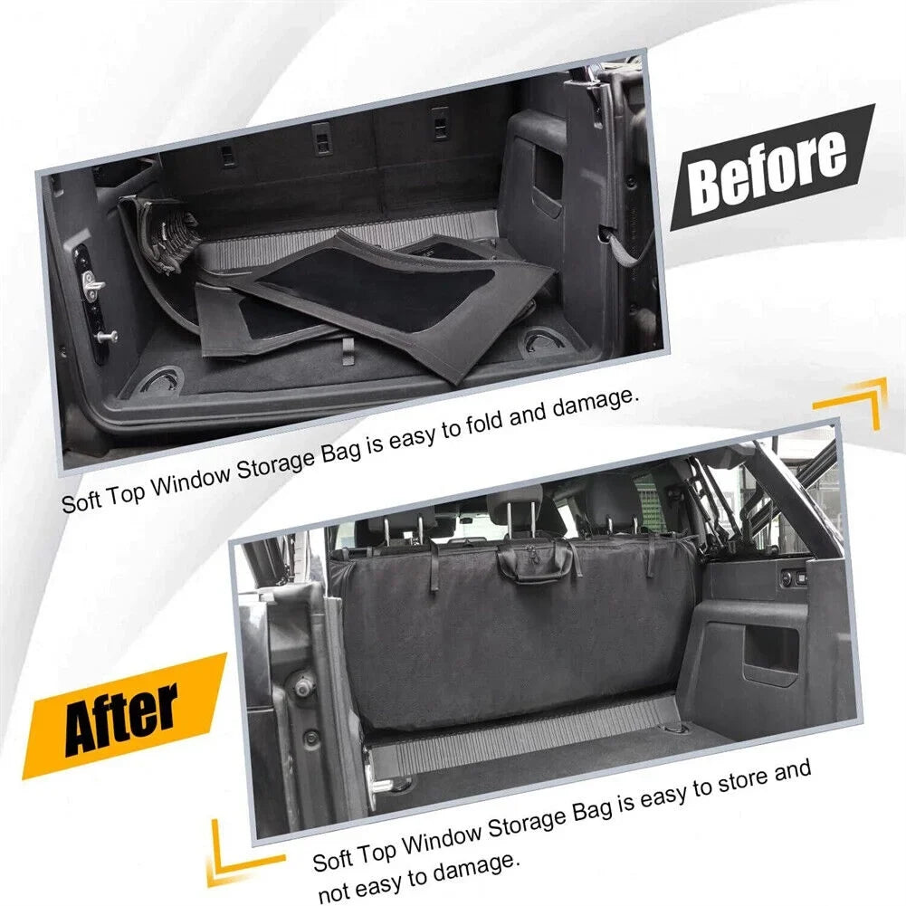 Sizeoft Top Window Sizetorage Bag Panel Organizer For Ford Bronco Accessories 4Door