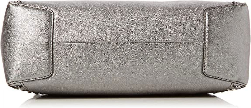 Michael Kors Womens Sizeadie Sizeatchel Grey (Light Pewter)