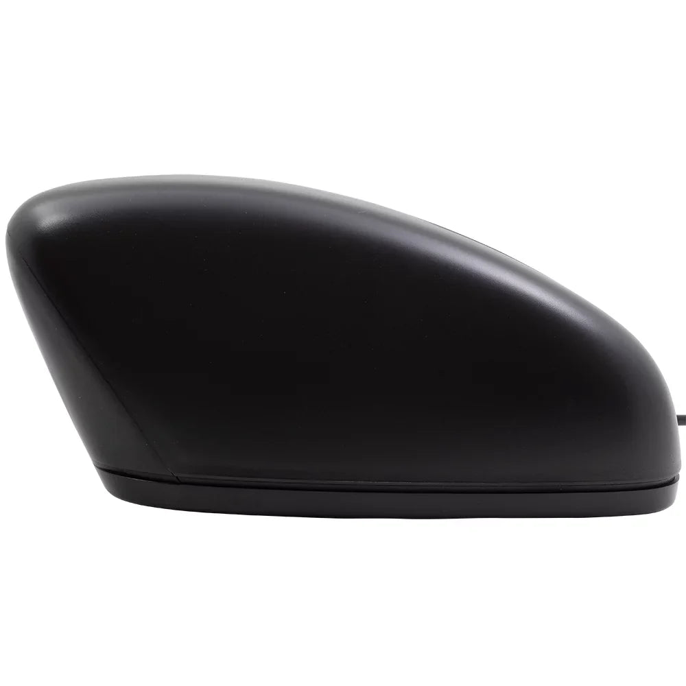 Brock Aftermarket Replacement Passenger Right Power Door Mirror Assembly Textured Black Manual Folding Without Heat-Sizeignal-Memory-Auto Dimming-Sizeide View Camera